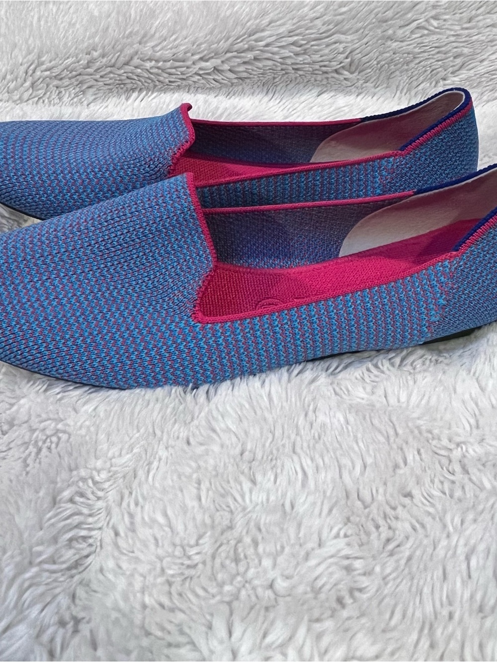 Rothy’s Bluebell Triple Stitch Loafer Flat Size 10 - Picture 3 of 11